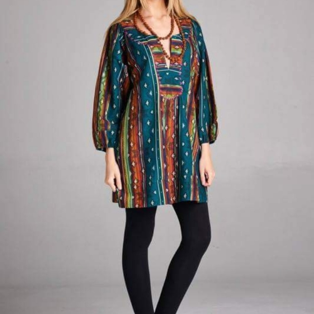 Velzera tunic dress (plus size) NWOT